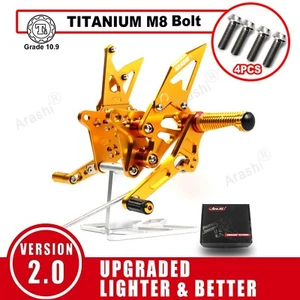 Juego trasero ajustable + tornillos para Suzuki Hayabusa GSX1300R Gen 1 1999-2007 - Imagen 1 de 15