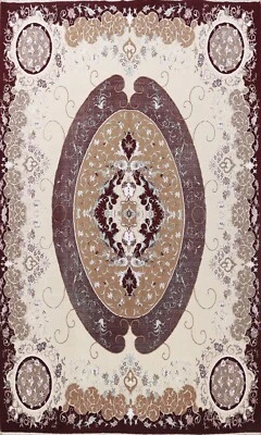 Victorian Style IVORY Aubusson Turkish Area Rug Home Decor Large Carpet 10x13 ft - Image 1 of 4