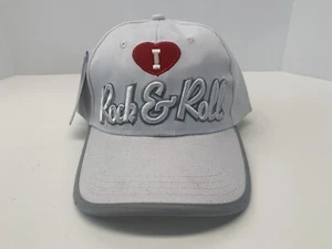 I Love Rock & Roll sport baseball cap one sides fits all Adjustable Hook & Loop - Picture 1 of 6