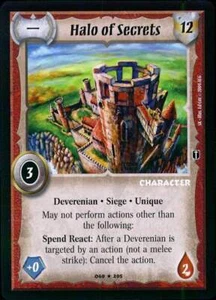 Halo of Secrets - FOIL - Deverenian - Warlord Saga of the Storm - Imagen 1 de 3