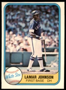 1981 Fleer Lamar Johnson Chicago White Sox #350
