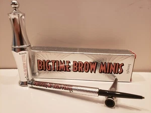 Benefit- Bigtime Brow Minis Brow Pencil & Gel Duo - #3 Warm Light Brown - NIB - Picture 1 of 1