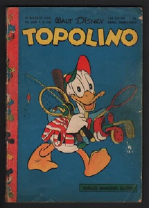 TOPOLINO 139/1956 WALT DISNEY FUMETTO MONDADORI CONDIZIONI OTTIME + BOLLINO - Picture 1 of 1