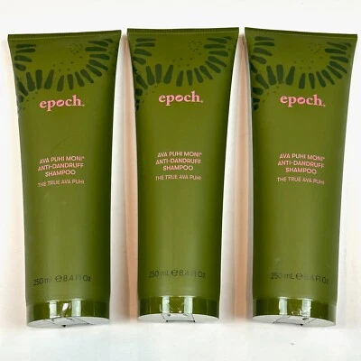 3 NEW Nu Skin Epoch Ava Puhi Moni Anti-Dandruff Shampoo Bottle 8.4 fl oz SEALED - Image 1 of 2