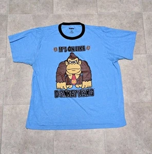 Donkey Kong "It's On Like Donkey Kong" Nintendo Short Sleeve T-shirt Size: XXL. - Picture 1 of 3