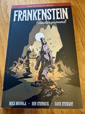 Frankenstein Underground tpb Rare Dark Horse Mignola Stewart Pages Of Hellboy - Image 1 of 4