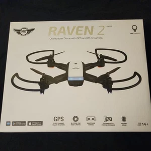 Sky Rider Raven 2 DRWG530B Foldable Drone with GPS and WIFI Camera NEW SEALED - Picture 1 of 4
