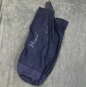 Vintage US Military Duffle Bag Blue Duck Canvas Cotton Air Force Field Service - Picture 1 of 20
