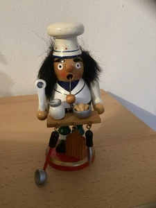 Koch-  Räuchermännchen Erzgebirge 16cm Neu - Bild 1 von 1