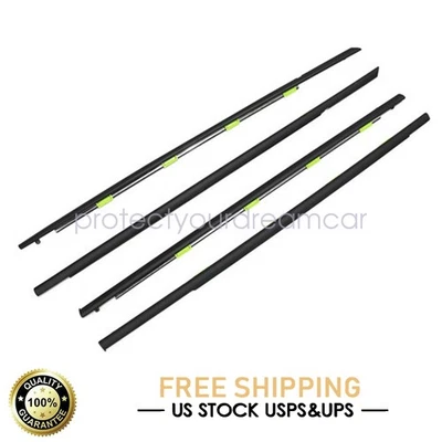 适用于本田思域 1996 - 2000 门带 Weatherstrip 窗口密封成型套装 — 第 1/4 张图片