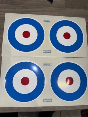 AMBASSADOR DECALS Neues AngebotRC Flugzeug Raf Roundel Ww2 Ww1 Aufkleber X2 selbstklebend