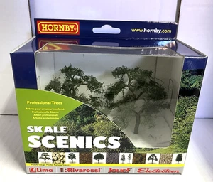 Hornby R8908 Skale Scenics Professional Trees - Live Oak 75mm x 2 - New In Box - Picture 1 of 3