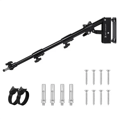 K&F Concept 1-1.8M Aluminium Wall Mount Gallows Arm Triangle Light Stand for Photography - Image 1 of 4