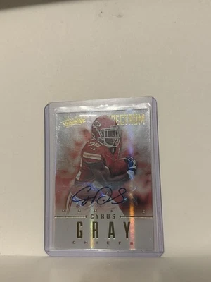 2012 Panini Absolute - Rookie Cyrus Gray #121 Spectrum Gold Autographs /299   - Image 1 of 4