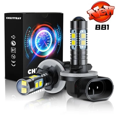 2x 881 LED Fog Light Driving Bulbs Kit For Kia Spectra 2000-2009 - Image 1 of 4