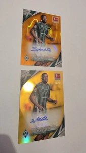 2x Topps Chrome Werder Bremen Skelly Alvero 2024/2025 /25 /50 Gold - Bild 1 von 1