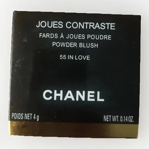 Chanel Joues Contraste Powder Blush Glowy Effect Luminous Blush Color 55 In Love - Picture 1 of 1