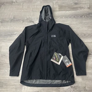 New Mountain Hardwear Exposure 2 Paclite Goretex Jacket Black Size Large - Picture 1 of 9