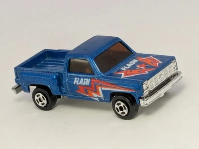 Vintage Chevrolet Blue Flash Pickup Truck Unbranded 1:64 Hong Kong 1970's-80's - Image 1 of 4