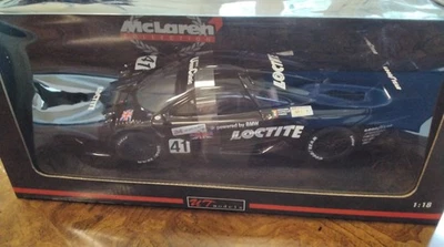 UT Models McLaren 1:18 F1 GTR Loctite. Black New in Box - Image 1 of 4
