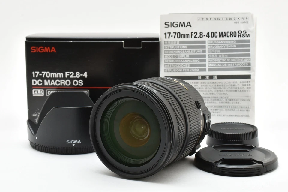 【Near Mint】 Sigma 17-70mm f/2.8-4 DC Macro OS HSM Lens for Nikon from japan #298 - Image 1 of 4