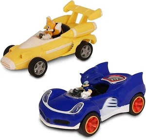 Sonic - The Hedgehog - Sonic Allstars Racing Transformed -Tails & Sonic Hedgehog - Picture 1 of 3