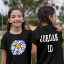 Leicester City FC EFL Kids Personalised T Shirt football Cotton Unisex AU