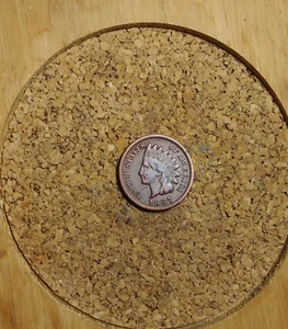 1887 Indian Head Cent Penny Old "TUCK" IH317 FREE FAST SHIPPING - Picture 1 of 2