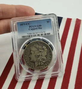 RARE 1879 CC Capped Die PCGS G6 Morgan Dollar Silver Coin $1 One Liberty Bullion - Picture 1 of 7