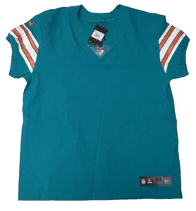 Men's Miami Dolphins Nike Aqua Alt Vapor F.U.S.E. Elite Blank Jersey - Size 48 - Picture 1 of 5