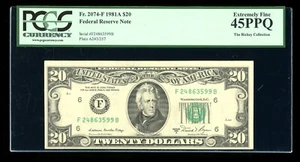 DBR 1981-A $20 FRN Atlanta Fr. 2074-F PCGS 45 PPQ Serial F24863599B - Picture 1 of 2