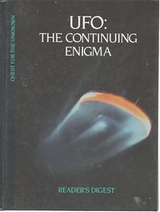 UFO : The Continuing Enigma by Reader's Digest - Quest for the Unknown Series HC - Picture 1 of 1