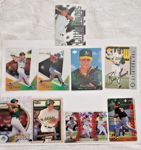Ben Grieve Rookie Autographed Parallel Rare Card Lot x 9 Oakland A's Sprint Card - Picture 1 of 5