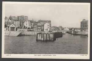 Postcard Isle of Man view of The Quay at Castletown RP by Raphael Tuck - Picture 1 of 1