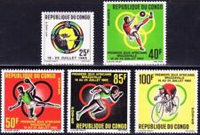 Congo - People's Republic - 1965 - 25fr - 100fr African Games Complete #129-#133