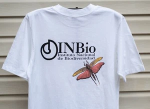 Vintage T-Shirt Einzelnaht L National Biodiversity Institute Costa Rica Insekt - Bild 1 von 5