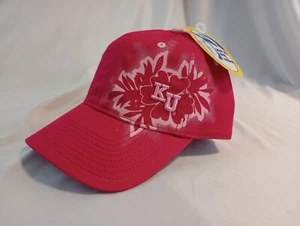 KU Kansas Jayhawks The Game Girl Women's adjustable Ball Cap Hat Pink KU - Picture 1 of 6