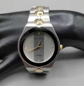 Vintage Paul Jardin Diamond Two Tone Quartz Watch 40mm 8" - Picture 1 of 12