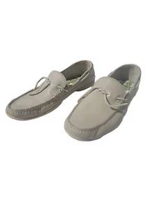 Sebago Docksides Beige Leather Loafer Deck Shoes Women's Size US10M - UK 7.5M - Picture 1 of 8