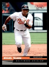 2005 Leaf  #26 Miguel Tejada Baltimore Orioles