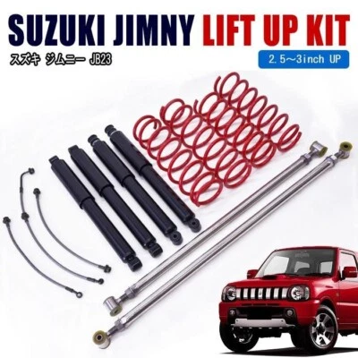 Suzuki JB23 Jimny 2.5 inch lift up kit Ver,2 for 1 car RHD - Image 1 of 4