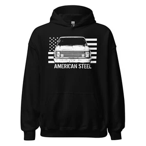 Square Body Hoodie, Mens C10 Sweatshirt, Squarebody Truck Pullover Jacket - Picture 1 of 11
