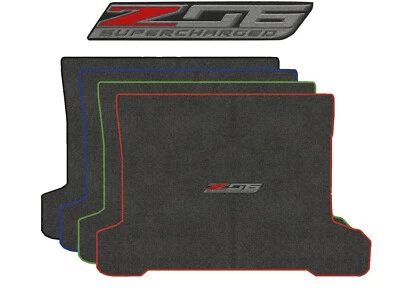 Alfombra de cubierta Lloyd Ultimat para Chevrolet Corvette 2015-2019 (#L49) gris oscuro Foto 1 de 4