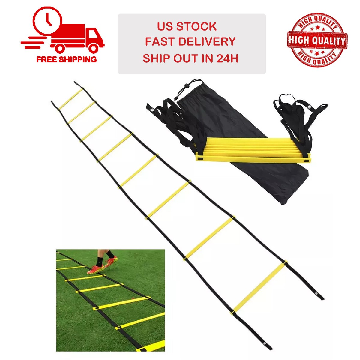 Lux Interior Death 12-Rung Nylon Circular Training Ladder - Portable ...