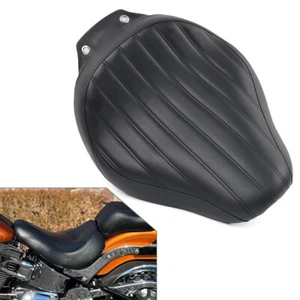 Motorrad Vorne Fahrer Solo Sitz Sattel Für Harley Fat Boy FLSTF 2007-2017 - Picture 1 of 11