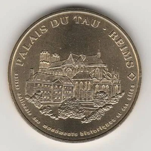 A-- 1998 TOKEN MEDAILLE MONNAIE DE PARIS -- 51 100 N°2 REIMS PALAIS DU TAU CNMHS - Bild 1 von 2