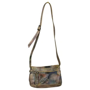 Bolso Bandolera Bolso de Mano Anuschka Pintado a Mano - Imagen 1 de 8