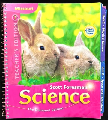K - SCIENCE TEACHER EDITION-Vol. 2-Diamond Edition (Scott Foresman) Missouri Ed. - Image 1 of 4