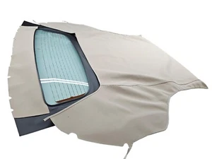 Fits: Ford Thunderbird 2000-05 Soft Top W/ Heated Glass Haartz TAN German Canvas - Picture 1 of 6
