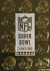Avon 23kt Gold Collector Card - Superbowl Commemorative - Picture 1 of 6